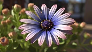 Vibrant wildflower meadow showcases fragility and beauty in nature generated by AI photo