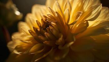 Vibrant single flower bouquet showcases beauty in nature organic growth generated by AI photo