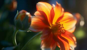 Vibrant wildflower bouquet showcases beauty in nature fragility generated by AI photo