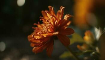 Vibrant gerbera daisy bouquet showcases natural beauty in colorful meadow generated by AI photo