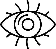 diseño de icono de vector de ojo