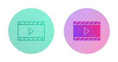 Unique Video and Animation Vector Icon