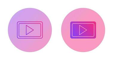 Unique Video Communication Vector Icon