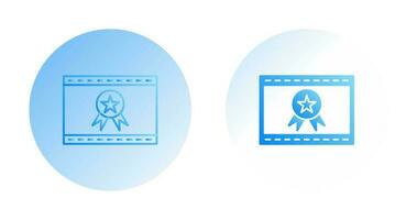 Unique Web Award Vector Icon