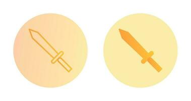 Unique Sword Vector Icon