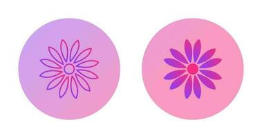 Unique Flower Vector Icon