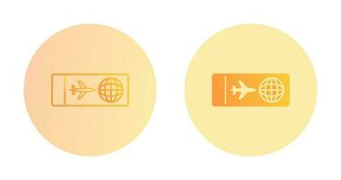 Plane Tickets Vector Icon