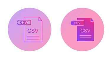 CSV Vector Icon