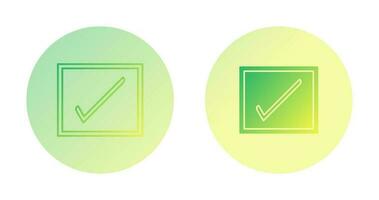 Checkbox Vector Icon