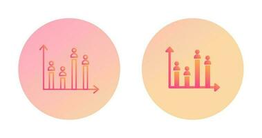 Candidate Graph Vector Icon