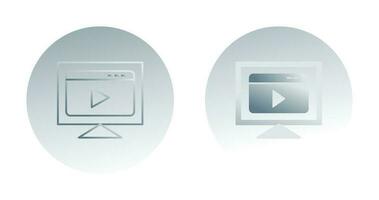 Video Streaming Vector Icon