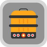 Steamer Vector Icon Design