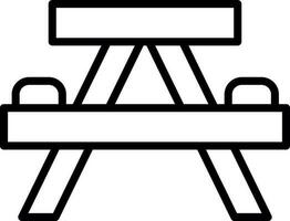 Bench Vector Icon Design