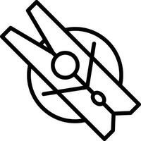 Clothes peg Vector Icon Design