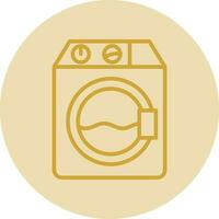 Washer machine Vector Icon Design