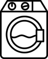 Washer machine Vector Icon Design