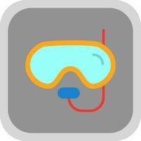 Diving mask Vector Icon Design