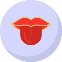 Tongue Vector Icon Design