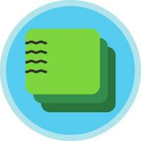 Towel Vector Icon Design