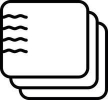 Towel Vector Icon Design