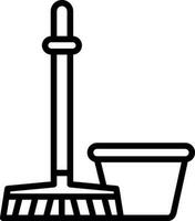 Mop Vector Icon Design