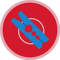 Clothespin Vector Icon Design