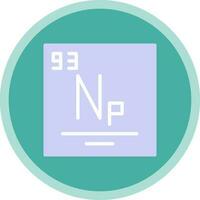 Neptunium Vector Icon Design