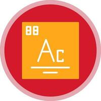 Actinium Vector Icon Design