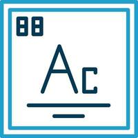 Actinium Vector Icon Design