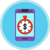 Time is money Vector Icon Design