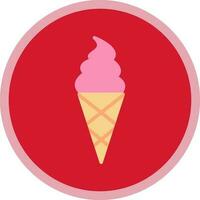 Ice cream cone Vector Icon Design