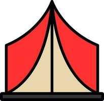 Tent Vector Icon Design