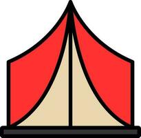 Tent Vector Icon Design