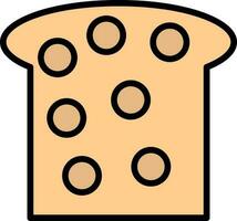 Toast Vector Icon Design