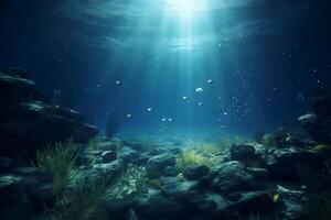 Underwater, no water in sight. photo