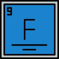 flúor vector icono diseño