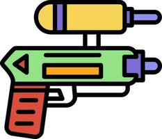 Water gun Vector Icon Design