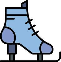 Ice skates Vector Icon Design