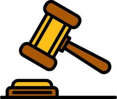 Gavel Vector Icon Design