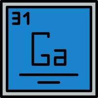 Gallium Vector Icon Design