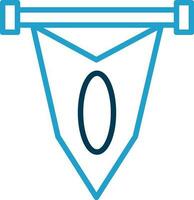 Pennant Vector Icon Design