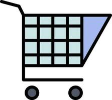 diseño de icono de vector de carrito de compras