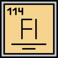 Flerovium Vector Icon Design