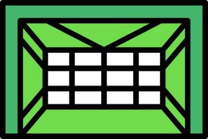 Goal box Vector Icon Design