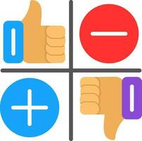 Swot analysis Vector Icon Design
