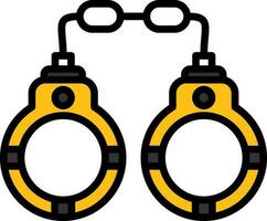 Handcuffs Vector Icon Design