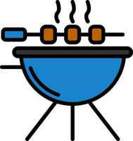 diseño de icono de vector de barbacoa