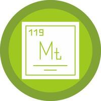 Meitnerium Vector Icon Design