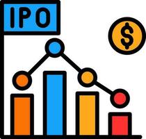 ipo vector icono diseño