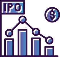 ipo vector icono diseño